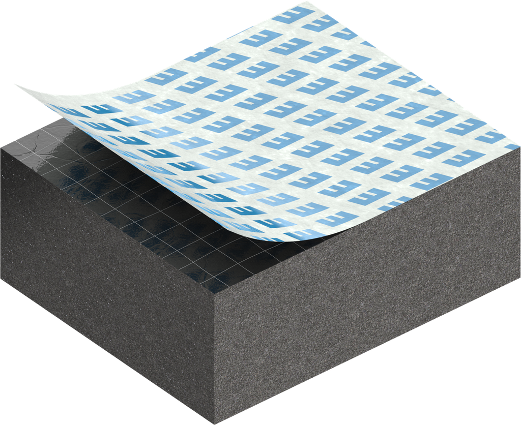 Celrubber 12 x 25 mm, EPDM Zwart rekvrij en zelfklevend