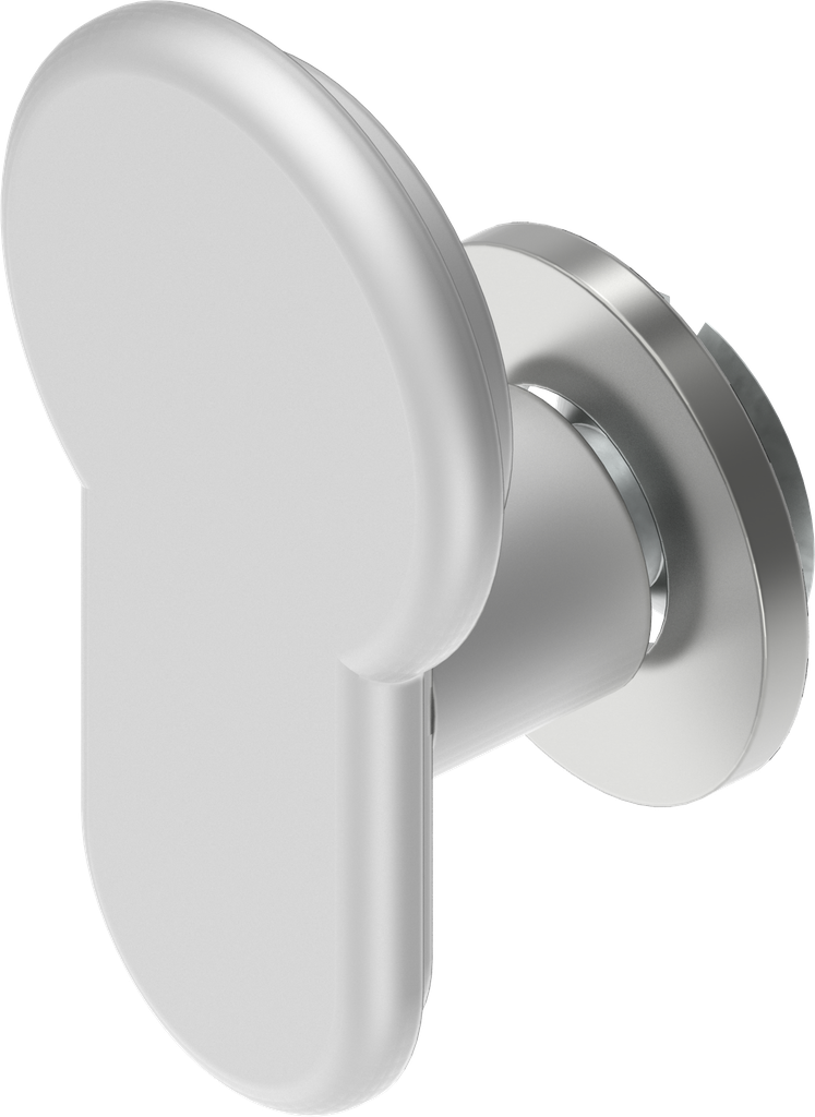 Tapa ciega para cubrir perforación de cilindro perfilado, aluminio