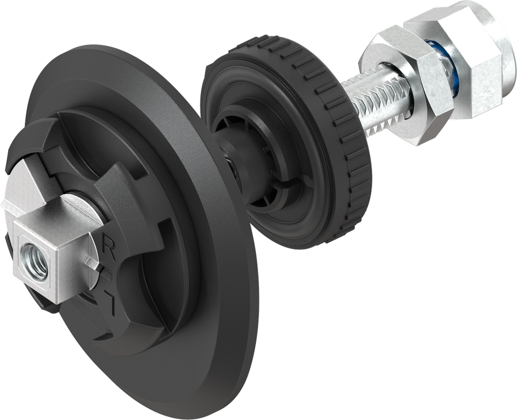 Unidad de eje E2, zamak y acero galvanizado