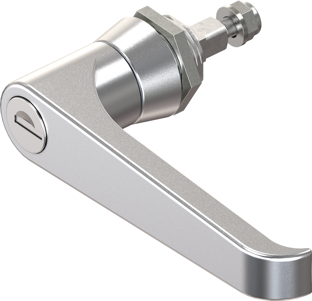 L-greep verschillend sluitend, Zamak verchroomd