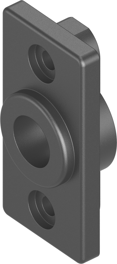 Casquillo del cojinete sin stop para Ts = 10 mm, poliamida GF V0 negro