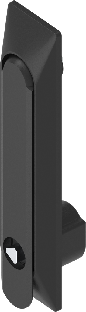 Swinghandle 1150 with universal dish with insert triangular 8, Polyamide GF black