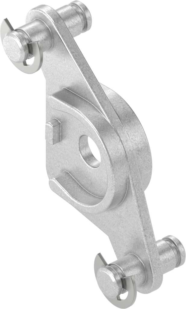 Conexión de varillas, zamak galvanizado