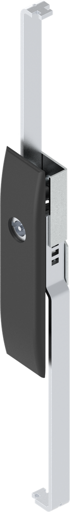 capotage avec crémones avec rotor double barre 3, polyamide GF noir