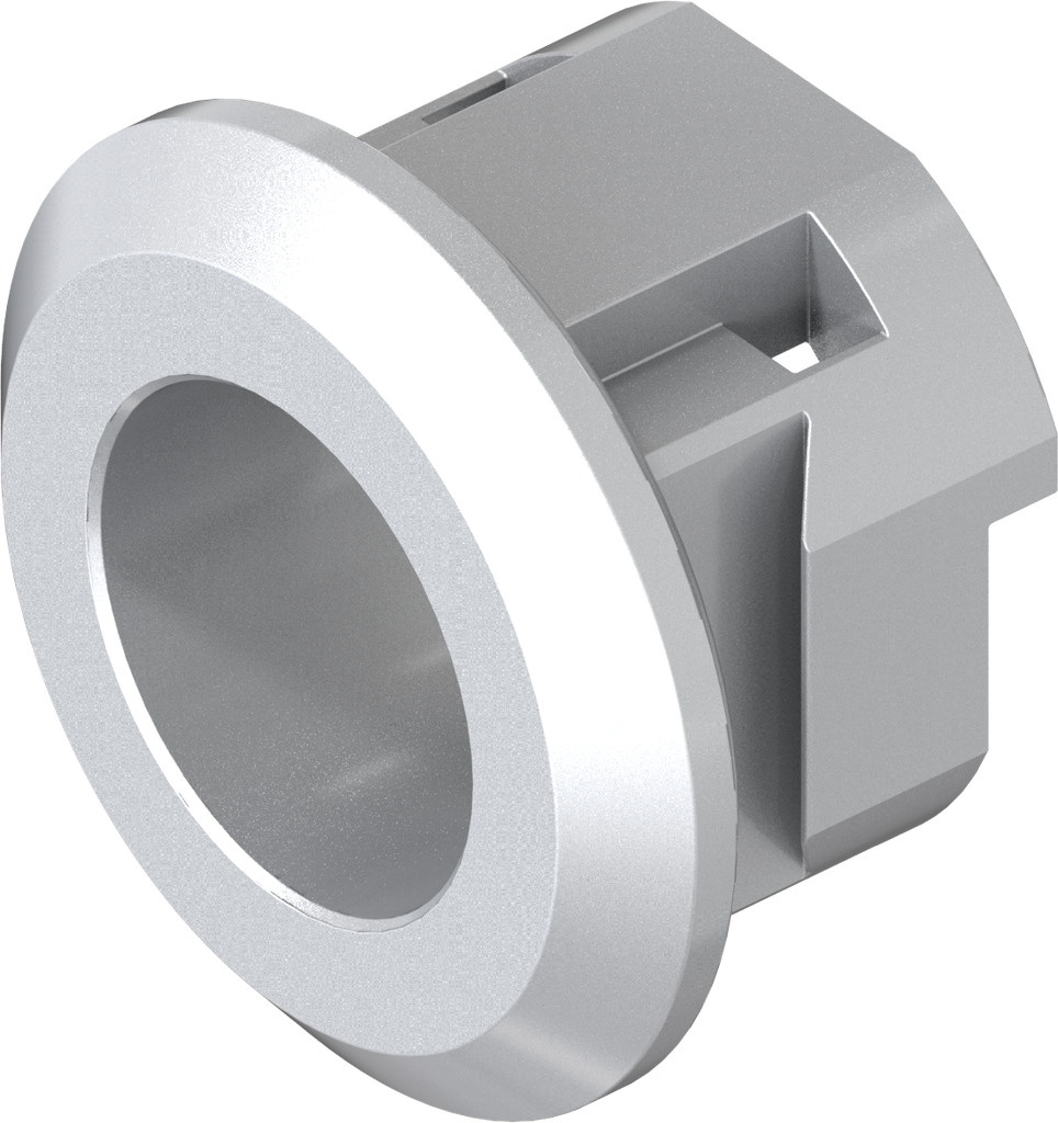 Carcasa inyectada para inserto, poliamida GF plata