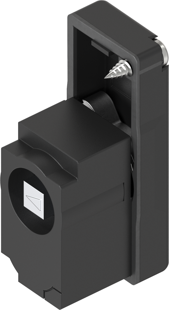 Module met vierkant 7 bediening, polyamide GF zwart