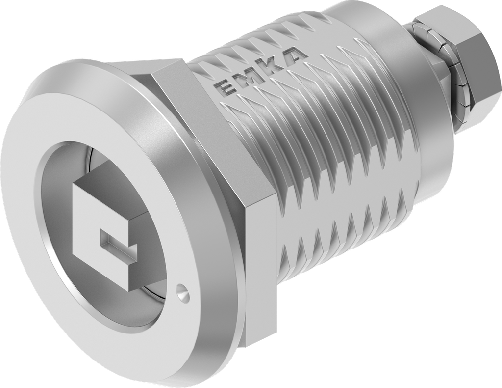 verrou à compression, version ferroviaire avec marquage, version gauche, inox AISI 316