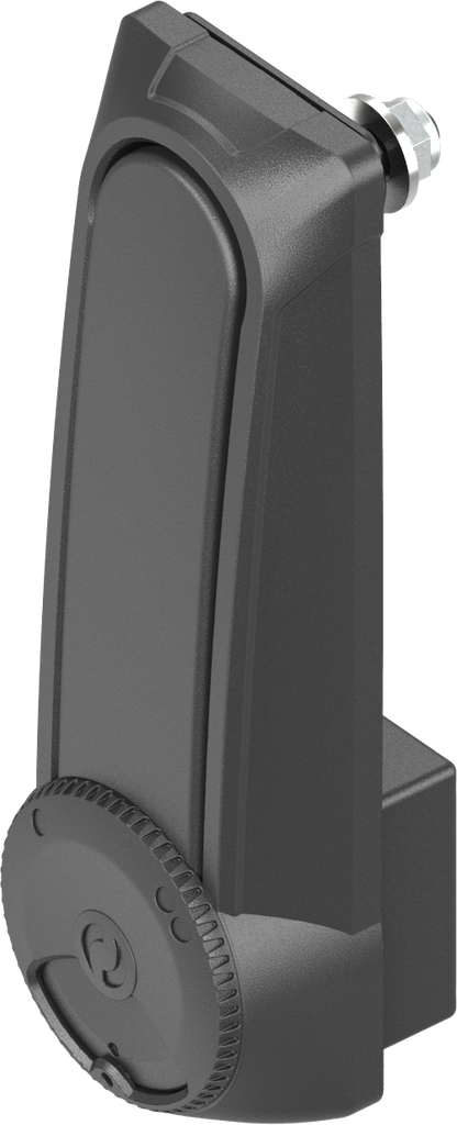 Doppelzylinder-Schwenkgriff "lang" mit RC2 für Profil-Halbzylinder 40 mm und 45 mm (A = 30 mm und 35 mm), GD-Zn schwarz gepulvert