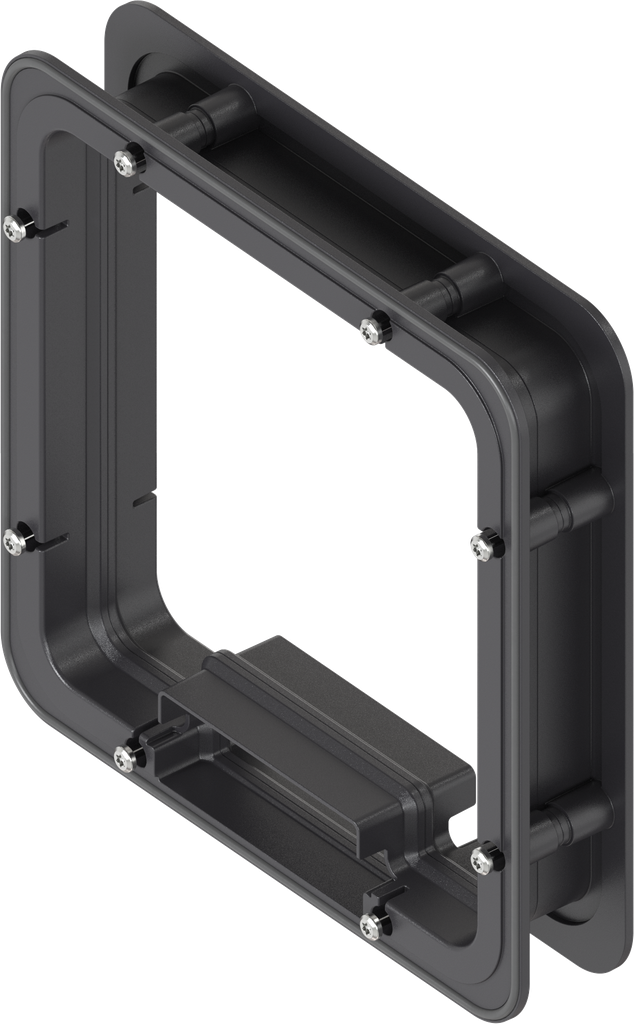 Spacer frame foamed for Ts = 40 mm, ABS black