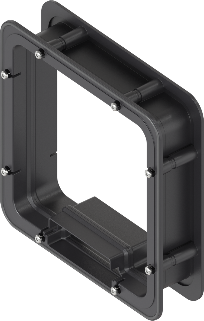 Marco espaciador espumado para Ts = 50 mm, ABS negro