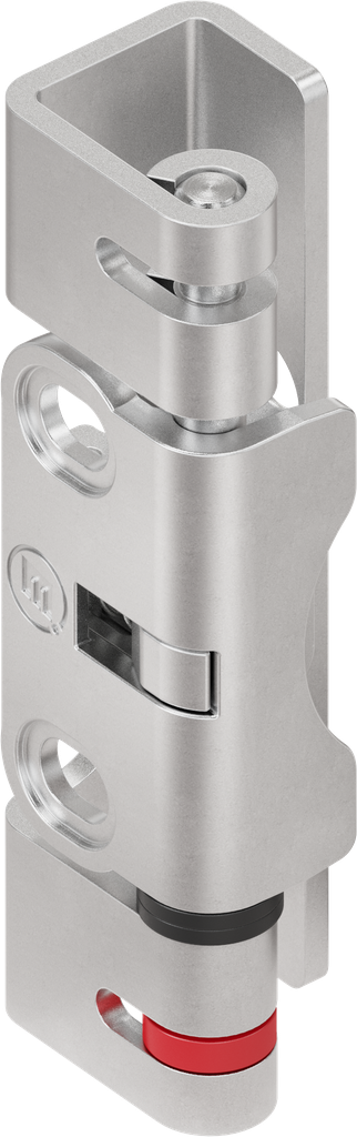 Bisagra de 125° con montaje rápido, zamak y acero galvanizado