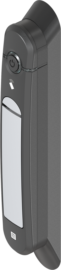 Zamak gepoedercoat in wit aluminium en polyamide GV zwart