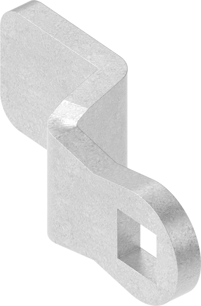 Sluitlip, Staal verzinkt