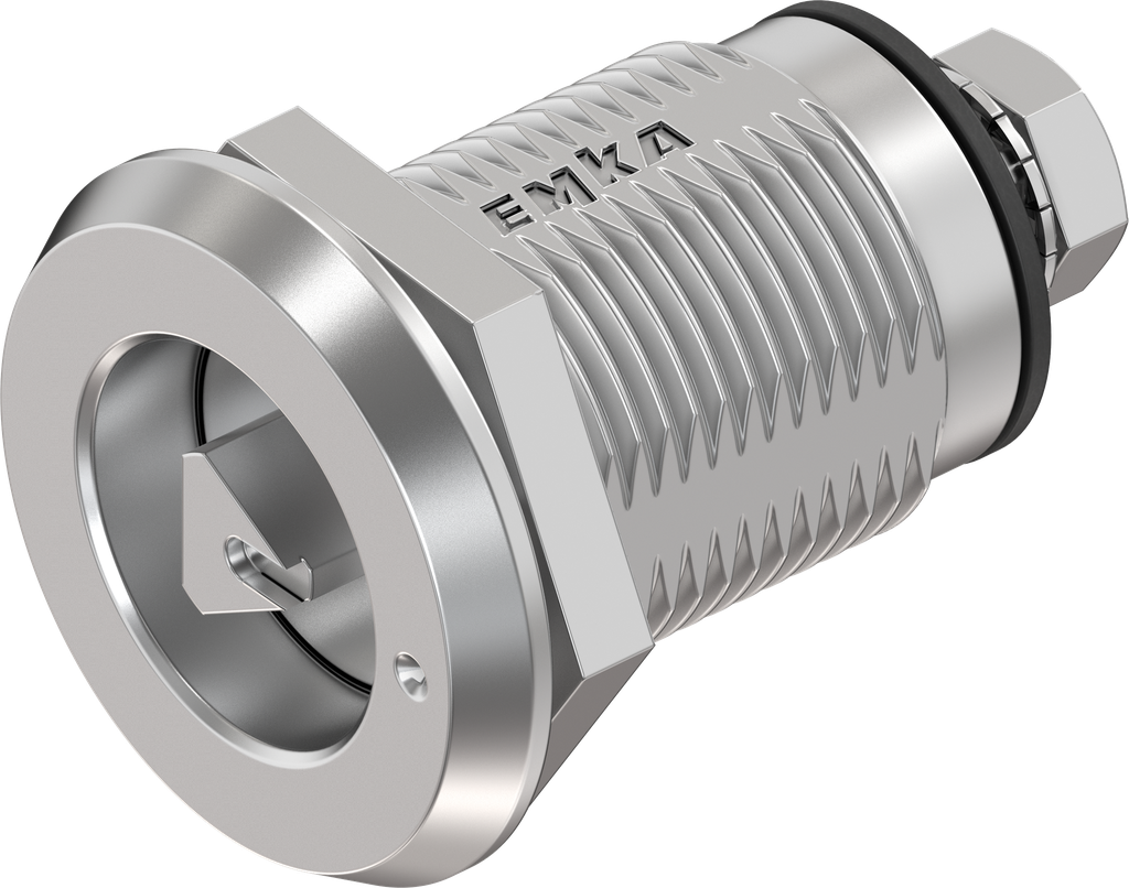 verrou à compression triangle 7 avec marquage, version gauche, inox AISI 316