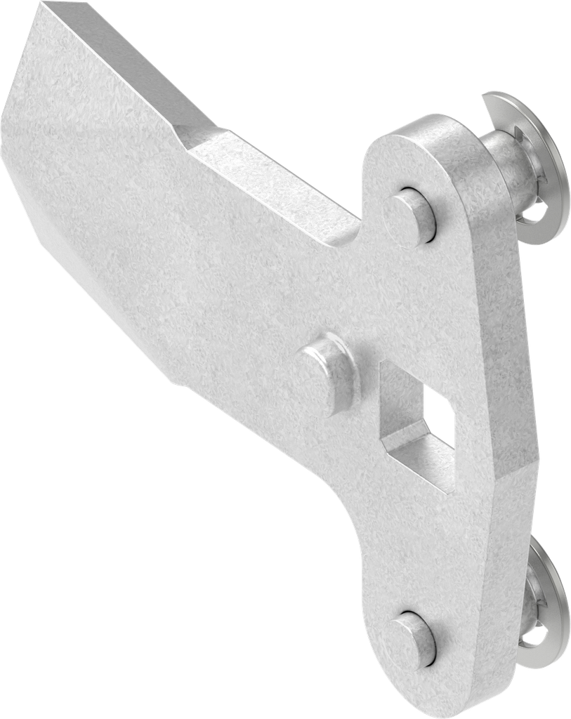 3-Point cam, Steel zinc-plated