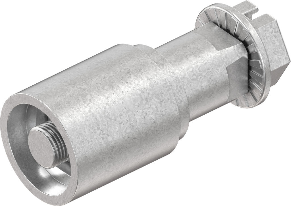 Adapter, Zamak onbehandeld