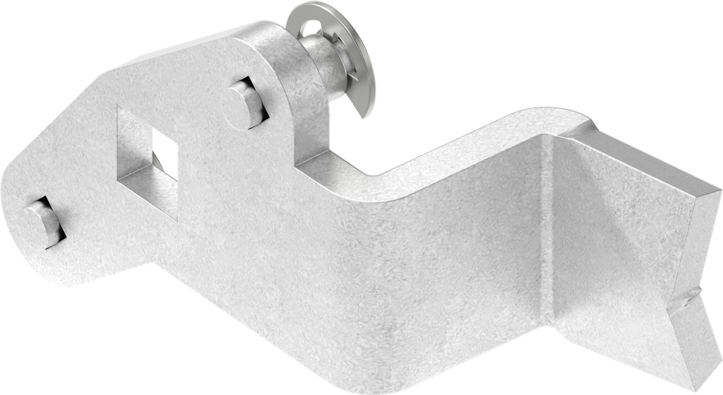 3-Point cam, left version, Steel zinc-plated