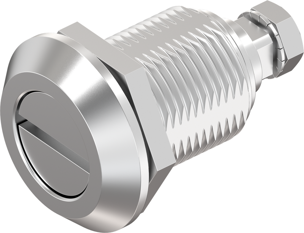 Cierre de compresión ranura 2 x 4, acero inoxidable AISI 316