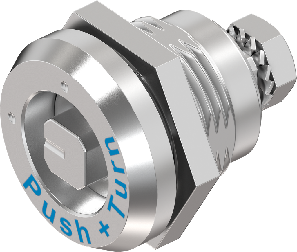 Trilvast slot vierkant 8, RVS 316