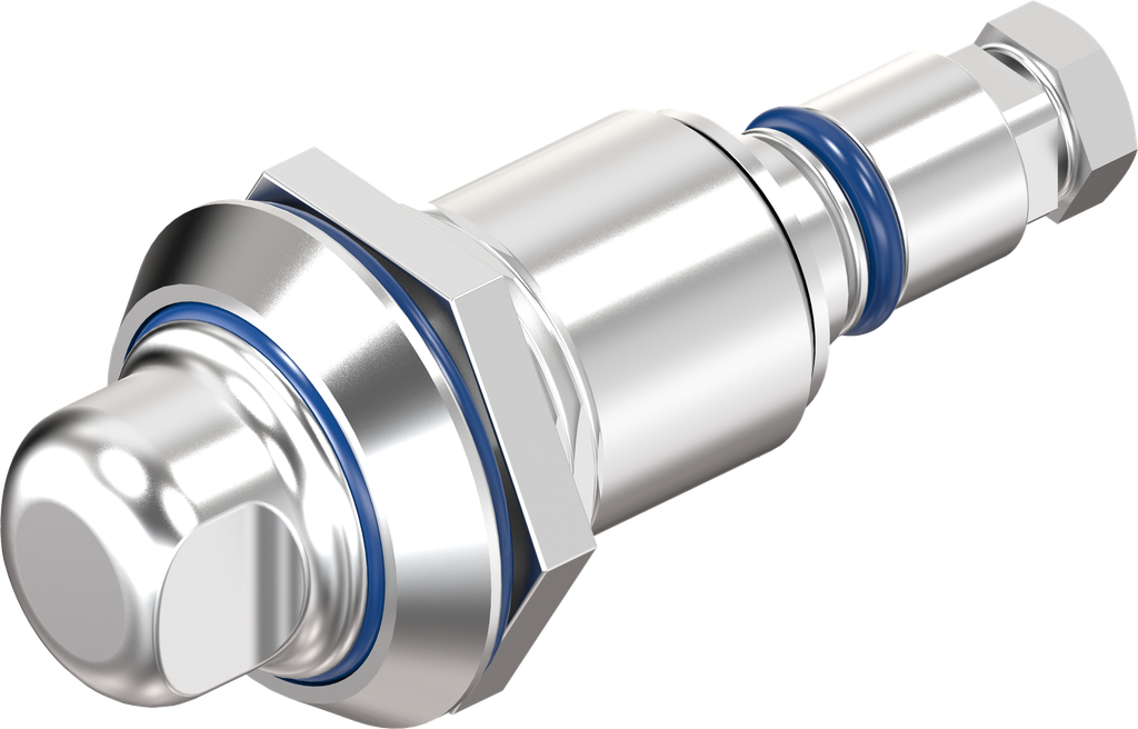 verrou à compression hygiénique, inox AISI 316L