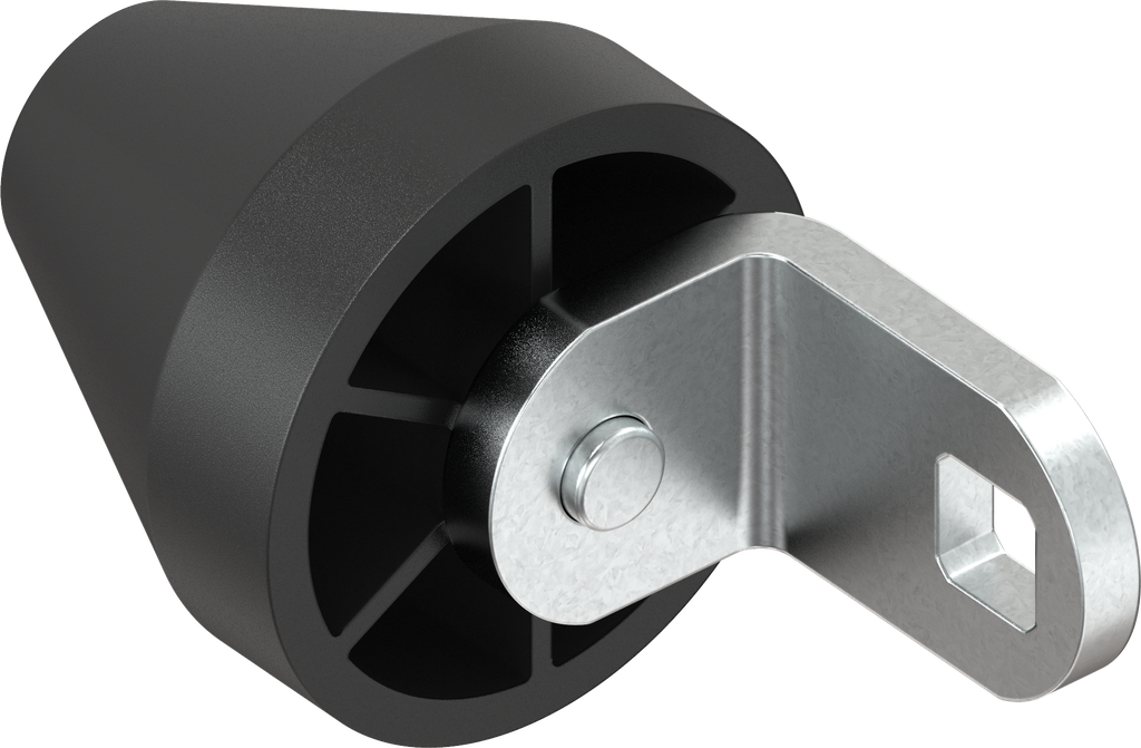 Linguetta a rotazione grande, poliammide GF nero