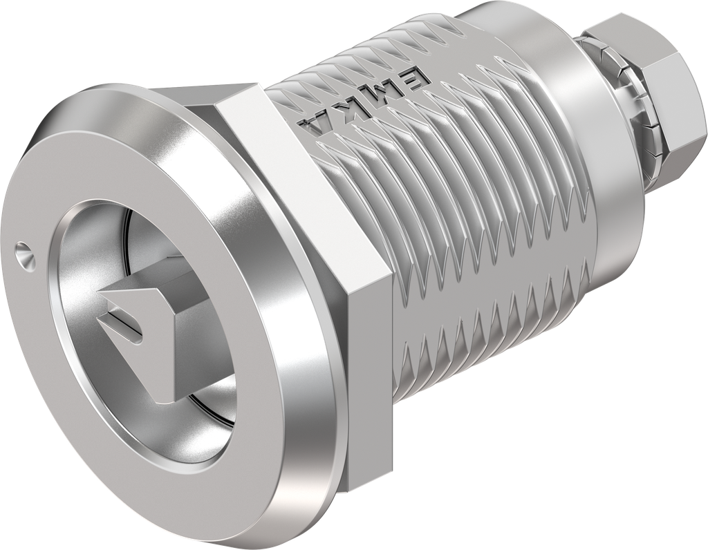 Verrou à compression triangle 8 avec marquage, version gauche, inox AISI 316