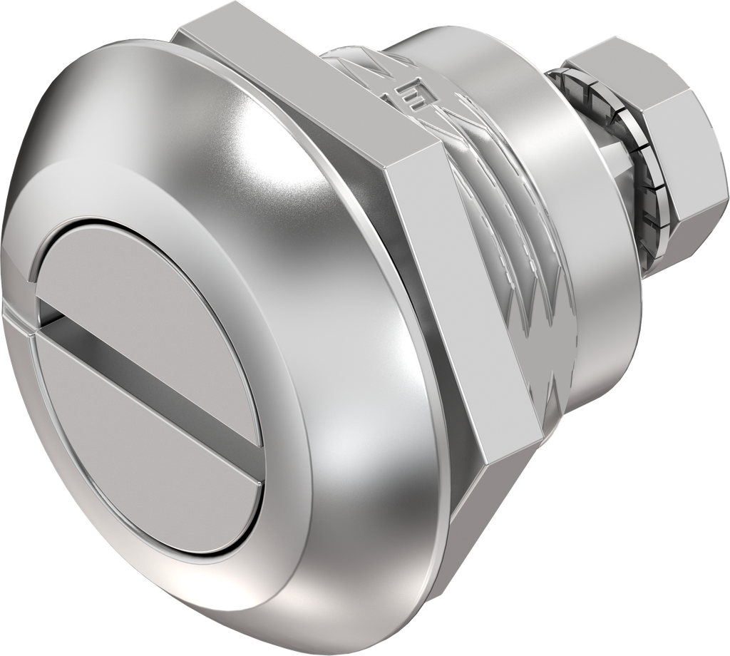 Dreh-Spann-Verschluss Schlitz 2 x 4, Edelstahl AISI 316