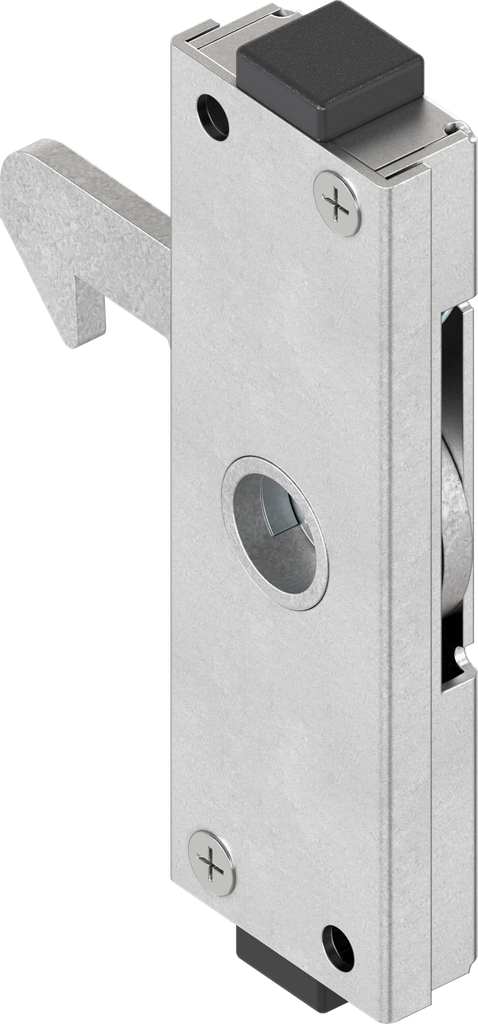 Serratura a gancio destra, acciaio zincato