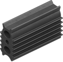4-Lip profile H = 28.5 mm, Foam rubber EPDM 25 ± 5 Shore A black