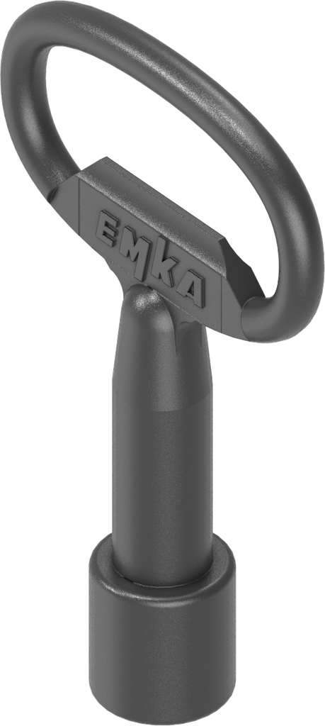 Llave para inserto triángulo 10, zamak recubierto de polvo negro