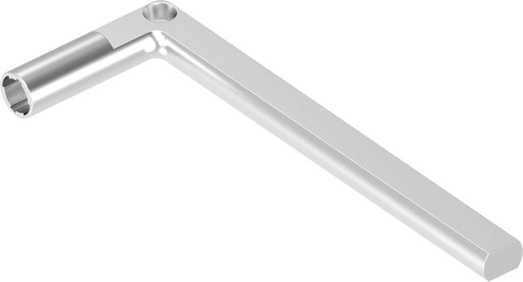 Key for insert tube, Stainless steel AISI 316