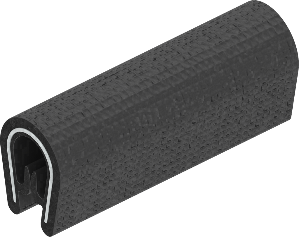 Kantenschutz selbstklemmend, PVC 70 ± 5 Shore A schwarz