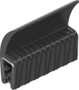 Sealing profile, self-clamping, EPDM 60 ± 5 Shore A black