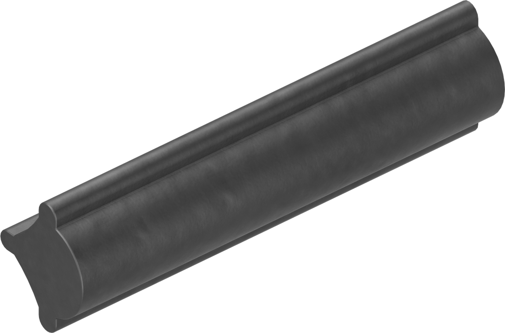 Tira de bloqueo para perfil base, EPDM 85 ± 5 Shore A negro