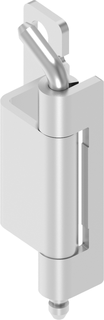 Bisagra 120°, acero inoxidable AISI 304