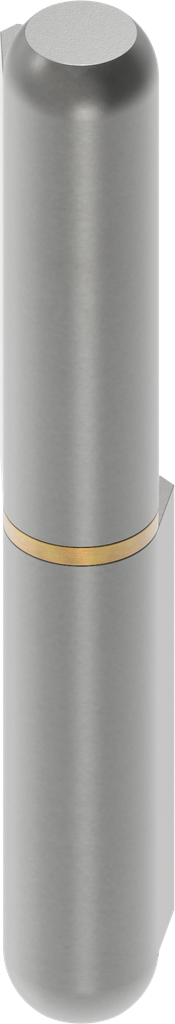 Paumelle à souder, acier brut