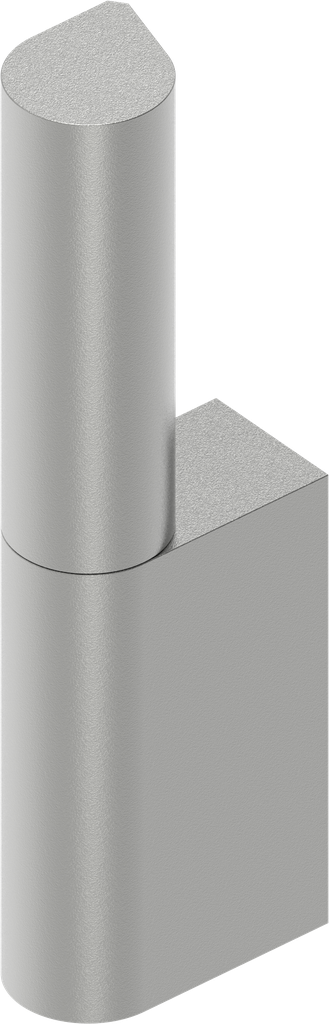 180° Aanlasscharnier, Staal onbehandeld