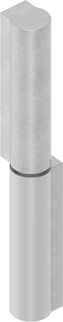 Bisagra cilíndrica, atornillable, acero galvanizado