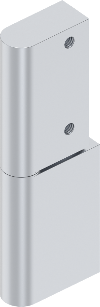 charnière, zamak chromé