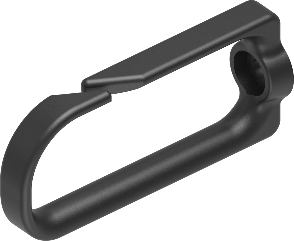 Sujetacables para tornillo M6, PC+ABS-FR negro