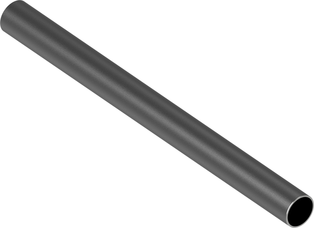 Tubo di acciaio Ø 30, acciaio con rivestimento in plastica nero