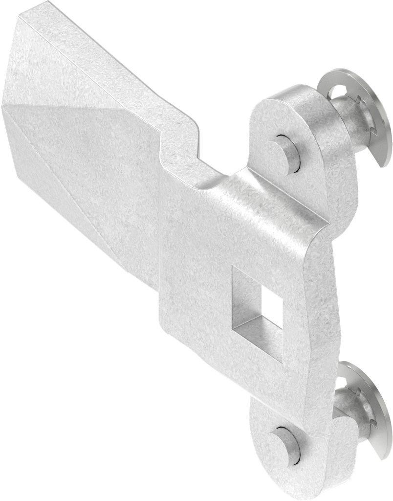 Lengüeta con conexión de varillas, acero galvanizado