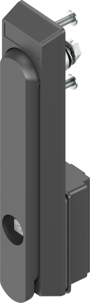 Schwenkgriff mit Betätigung Vierkant 6, Polyamid GF schwarz