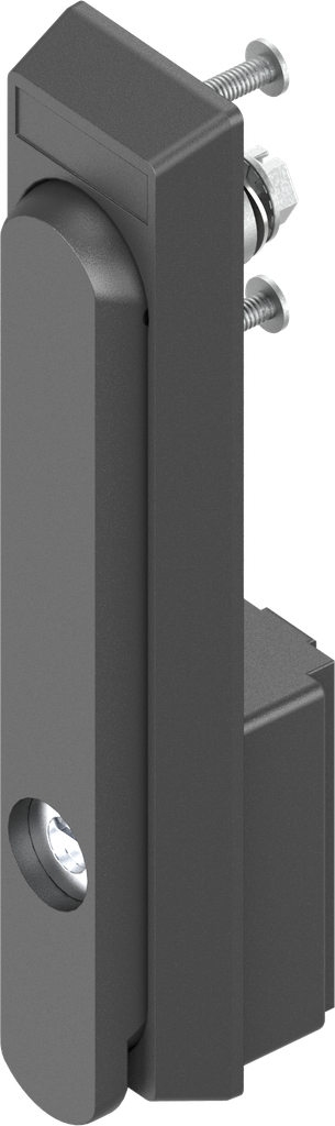 Maniglia girevole con inserto taglio 1,2x3, poliammide GF nero