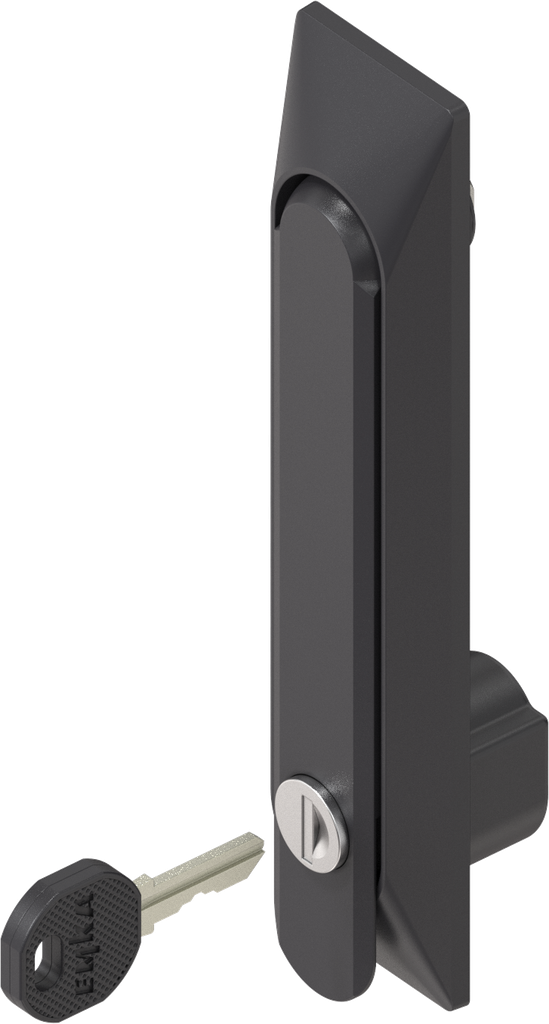 Maniglia girevole 1150 con mostrina universale EK 333, poliammide GF nero