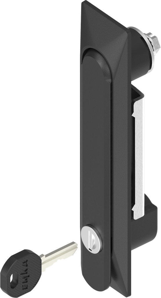 Maniglia girevole 1150 chiavi diverse, poliammide e zama nero verniciato a polvere