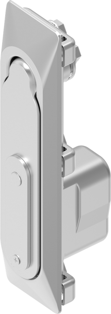 Schwenkgriff 1154 mit WK2 für Profil-Halbzylinder 40 mm (A = 30 mm), Edelstahl AISI 316