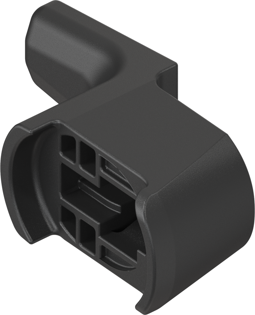 came d'encliquetage H =24 mm, polyamide GF noir