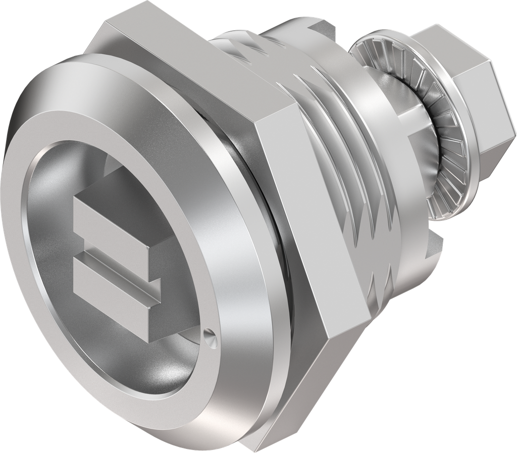 Vorreiber Ausführung Bahn mit Markierung, Edelstahl AISI 303