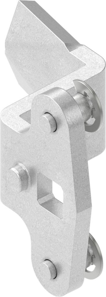 3-point cam, Steel zinc-plated